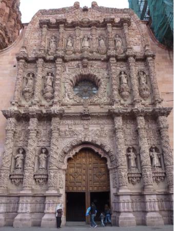 Façade de la cathédrale de Zacatecas
