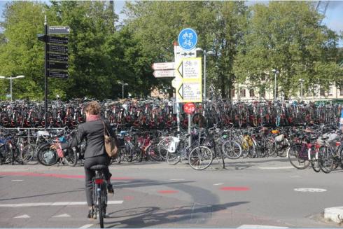 Parking à vélo, Utrecht